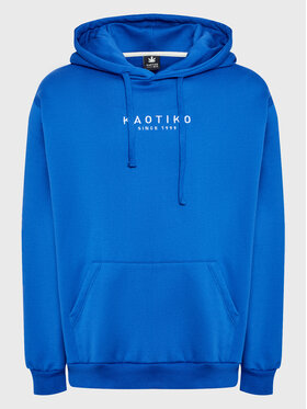 Kaotiko Kaotiko Μπλούζα Vancouver AL006-09-G002 Μπλε Relaxed Fit