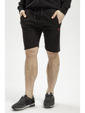 Cross Jeans Cross Jeans Szorty sportowe 49058-020 Czarny Regular Fit