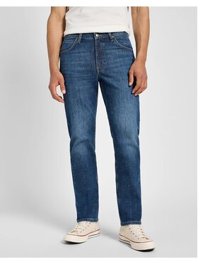Lee Lee Jeansy BROOKLYN STRAIGHT Niebieski Regular Fit
