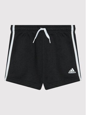adidas adidas Szorty sportowe Essentials 3-Stripes GN4057 Czarny Slim Fit