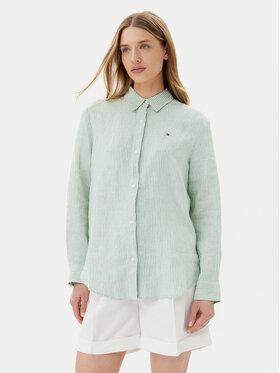 Tommy Hilfiger Tommy Hilfiger Camicia WW0WW44679 Verde Regular Fit