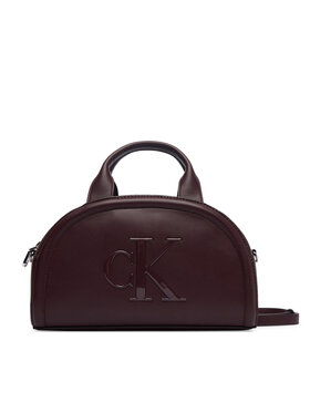 Calvin Klein Calvin Klein Torebka Bold Ck Dome Crossbody LV04F3895G Bordowy