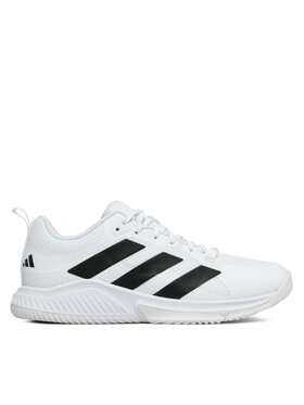 adidas adidas Buty halowe Court Team Bounce 2.0 Shoes HR1239 Biały
