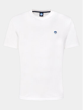 North Sails North Sails T-Shirt Bollo 692970 Weiß Regular Fit