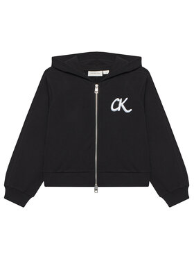 Calvin Klein Jeans Calvin Klein Jeans Majica dugih rukava IG0IG02969 D Crna Regular Fit