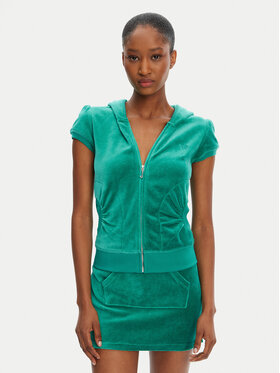 Juicy Couture Juicy Couture Bluza Heritage JCGAS125021 Zielony Slim Fit