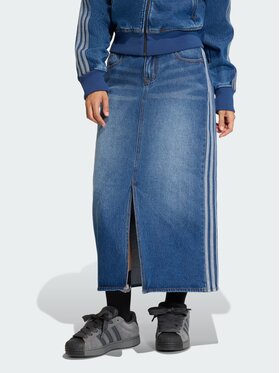 adidas adidas Spódnica jeansowa 159757 Błękitny Regular Fit