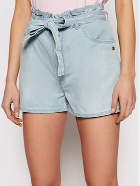 Roxy Roxy Szorty jeansowe Salento Playa ERJDS03221 Niebieski Loose Fit