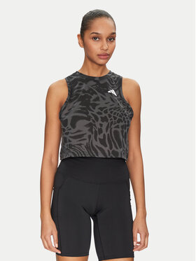 adidas adidas Koszulka techniczna Train Essentials Allover Print Workout JE6153 Czarny Regular Fit