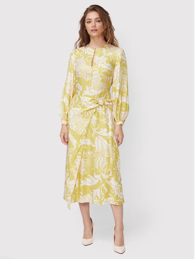 Ted Baker Ted Baker Koktejlové šaty Saraiy 261810 Žlutá Regular Fit