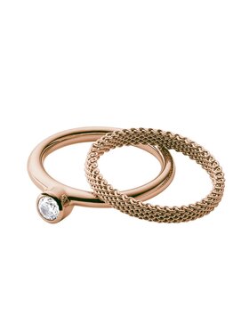 Skagen Skagen Pierścionek SKJ0852791503 Różowe złoto