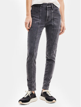 Desigual Desigual Jeans 23WWDD91 Grau Slim Fit