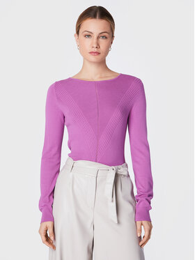 Comma Comma Pulover 2123532 Violet Slim Fit