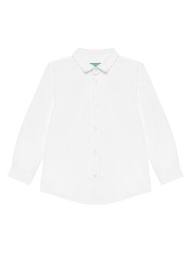 United Colors Of Benetton United Colors Of Benetton Camicia 54AZGQ00J Bianco Regular Fit