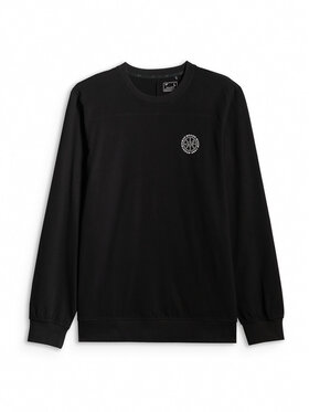 4F 4F Longsleeve FLUID EXPRESSIONS Czarny Regular Fit