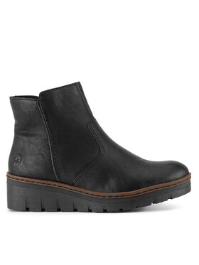 Rieker Rieker Schnürschuhe X9165-00 Schwarz