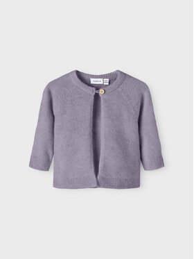 NAME IT NAME IT Kardigan 13218679 Ljubičasta Regular Fit