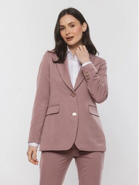Willsoor Willsoor Marynarka 68236 Brązowy Slim Fit