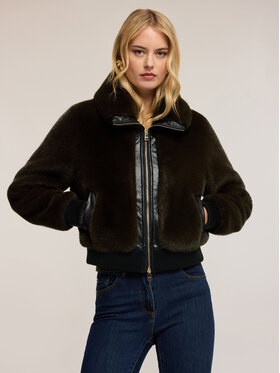 Motivi Motivi Pelliccia 8052W000063N015 Verde Regular Fit