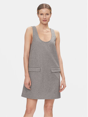 Vila Vila Kleid für den Alltag 14091442 Grau Regular Fit