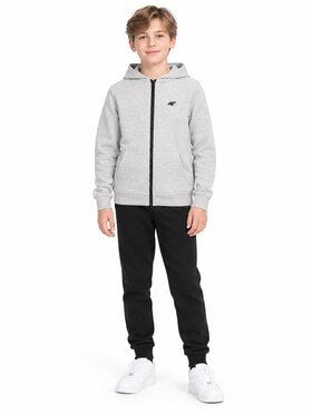 4F 4F Bluza 4FJWMM00TSWSM2754-27M Szary Regular Fit