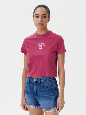 Tommy Jeans Tommy Jeans T-Shirt Varsity DW0DW20317 Ροζ Regular Fit
