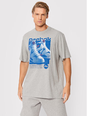 Reebok Reebok T-Shirt Series Retro Pump HS4849 Szary Oversize