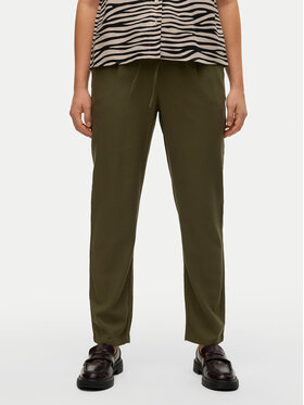 Vero Moda Vero Moda Spodnie materiałowe Jesmilo 10279691 Zielony Regular Fit