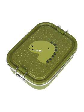 Trixie Baby Trixie Baby Lunchbox Mały stalowy lunch box - Dinozaur Zielony