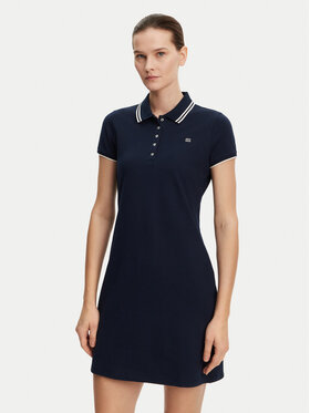 Tommy Hilfiger Tommy Hilfiger Sukienka codzienna WW0WW45532 Granatowy Regular Fit