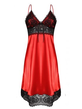 DKaren Lingerie DKaren Lingerie Halka Agatha Czerwony Classic Fit