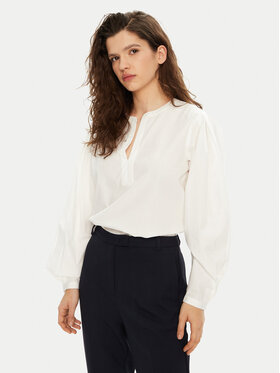 Tommy Hilfiger Tommy Hilfiger Блуза WW0WW44059 Бял Relaxed Fit