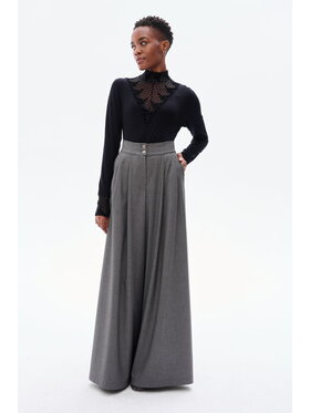 blue shadow blue shadow Bluzka Intui Czarny Regular Fit