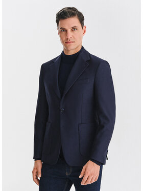 Pako Lorente Pako Lorente Marynarka P25WP-3X-031 Granatowy Slim Fit