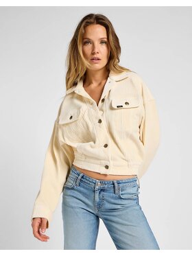 Lee Lee Kurtka damska BATWING RIDER JACKET Beżowy Regular Fit