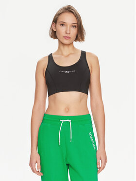 Tommy Hilfiger Tommy Hilfiger Biustonosz sportowy Essentials WW0WW41081 Czarny