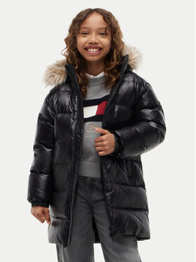 Tommy Hilfiger Tommy Hilfiger Daunenjacke KG0KG09674 Schwarz Regular Fit