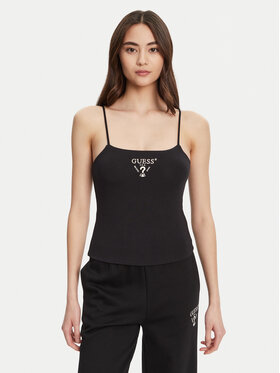 Guess Guess Felső V5RP08 KCOA2 Fekete Regular Fit