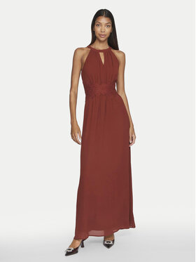 Vila Vila Abendkleid Milina 14052647 Braun Regular Fit