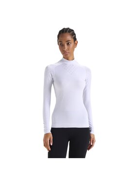 Diadora Diadora Bluzka L. TURTLE NECK ACT Biały Basic Fit