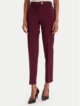 Rinascimento Rinascimento Chino-püksid CFC0126225003 Bordoopunane Slim Fit