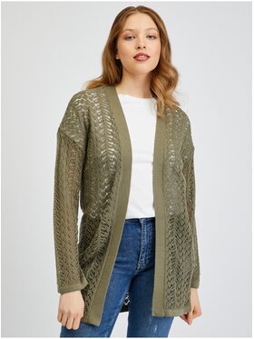 Orsay Orsay Kardigan 505502869000__L Khaki Regular Fit