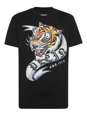 PHILIPP PLEIN PHILIPP PLEIN Tričko 19135 Čierna Regular Fit