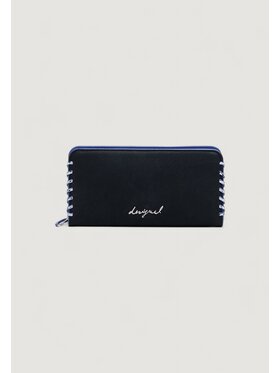 Desigual Desigual Μεγάλο Πορτοφόλι Γυναικείο MONE_CAPSULE TINY ZIP_FIO Μαύρο