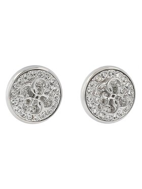Guess Guess Naušnice Dreaming Guess JUBE03 129JW Srebrni premaz od rodija