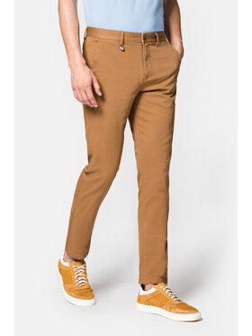 Lancerto Lancerto Chinosy Monaco SP082123000008 Brązowy Slim Fit