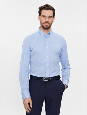 BOSS Boss Cămașă 50469378 Albastru celest Regular Fit