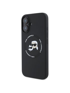 KARL LAGERFELD KARL LAGERFELD Etui na telefon Karl&Choupette Heads MagSafe Czarny