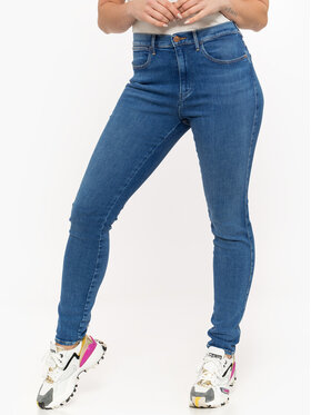 Wrangler Wrangler Jeans HIGH RISE SKINNY Blu Skinny Fit