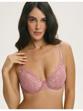 Esotiq Esotiq Biustonosz push-up 43532 Różowy